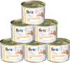 Brit Veterinary Diet Pies Hepatic Turkey&Pea Mokra Karma z indykiem 6x200g PAKIET