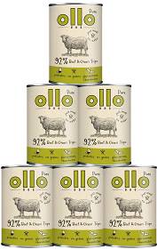 Ollo Pure Beef&Green Tripe Mokra Karma ze żwaczami i wołowiną dla psa 8x400g PAKIET