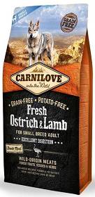 Carnilove Pies Fresh Ostrich & Lamb Small Breed Sucha Karma ze strusiem i jagnięciną 6kg