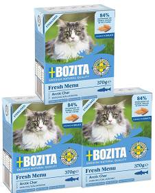 Bozita Sterilised Kot Mokra Karma z pstrągiem (sos) 6x370g PAKIET