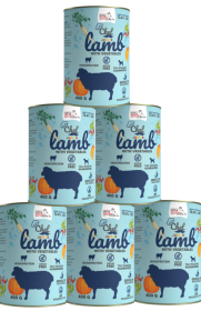 Syta Micha CHEF Junior Lamb  Karma Mokra z jagnięciną dla szczeniaka 6x400g PAKIET