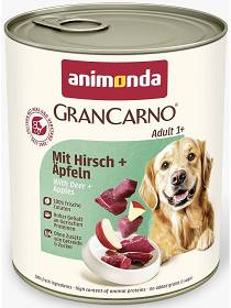 Animonda Pies GranCarno Adult Mokra Karma z jeleniem i jabłkiem 800g