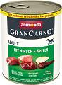 Animonda Pies GranCarno Adult Mokra Karma z jeleniem i jabłkiem 800g