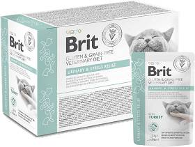 Brit Care Veterinary Diet Kot Urinary&Stress Relief Turkey Mokra Karma z indykiem dla kota 12x85g PAKIET [Data ważności: 22.08.2026]
