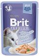 Brit Premium Kot with Salmon Fillets for Adult Cats Jelly Mokra Karma z łososiem 85g