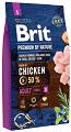 Brit Premium by Nature Pies Small Adult Sucha Karma 8kg
