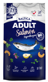 Baltica Hypoallergenic Pies Adult Medium Salmon Sucha Karma z łososiem 3kg