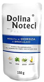 Dolina Noteci Premium Adult Mokra Karma z dorszem dla psa 150g 