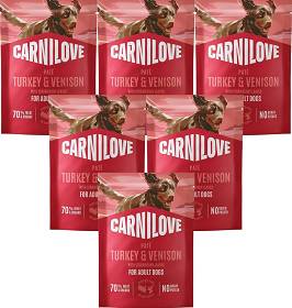 Carnilove Pies Adult Turkey&Venison Mokra Karma z indykiem i dziczyzną 12x300g PAKIET