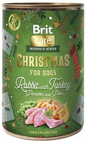 Brit Mono Protein Christmas Rabbit&Turkey Mokra Karma z królikiem i indykiem dla psa 400g ŚWIĄTECZNA EDYCJA