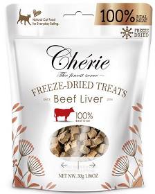 Cherie Cat Freeze Dried Beef Liver Przysmak z wątróbki wołowej dla kota 30g