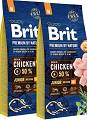 Brit Premium by Nature Pies Medium Junior Sucha Karma 2x15kg DWU-PAK