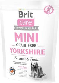 Brit Care Grain Free Pies MINI Yorkshire Salmon & Tuna Sucha Karma z łososiem i tuńczykiem 400g
