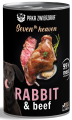 Paka Zwierzaka Pies Seventh Heaven Rabbit & Beef Mokra karma z królikiem i wołowiną 400g