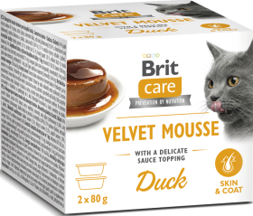 Brit Care Kot Velvet Mousse Duck Mokra Karma z kaczką 2x80g