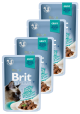 Brit Premium Kot with Beef Fillets for Adult Cats Gravy Mokra Karma z wołowiną 12x85g PAKIET