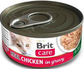 Brit Care Kot Real Chicken in Gravy Mokra Karma z kurczakiem 80g