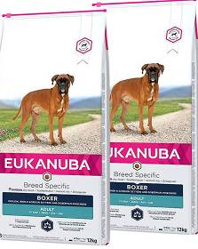 Eukanuba Pies Adult Boxer Breed Sucha Karma 2x12kg DWU-PAK