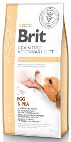 Brit Veterinary Diet Pies Hepatic Egg&Pea Sucha Karma z jajami i groszkiem 12kg