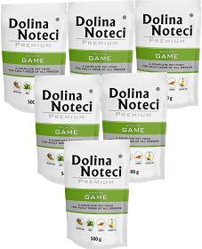 Dolina Noteci Pies Premium Adult Game Mokra Karma z dziczyzną 10x500g SASZETKA