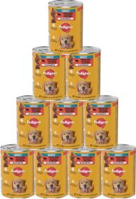 Pedigree Pies Adult Mokra karma z wołowiną (galaretka) 24x400g PAKIET