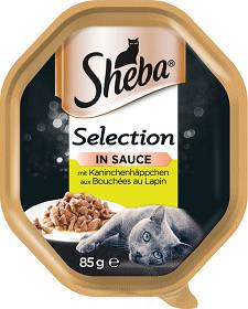 Sheba Kot Selection in Sauce Mokra karma z królikiem w sosie 85g [Data ważności: 05.07.2024]