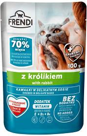 Frendi Mokra Karma z królikiem w sosie dla kota 100g