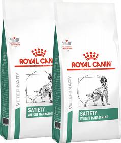 Royal Canin Veterinary Pies Satiety Weight Management Sucha Karma 2x12kg DWU-PAK