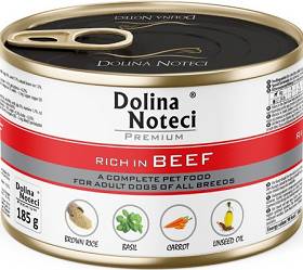 Dolina Noteci Premium Adult Mokra Karma z wołowiną dla psa 185g