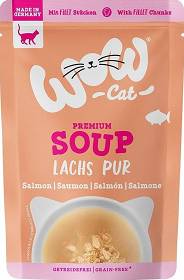 WOW Cat  Soup Lachs Pur Mokra Karma z łososiem dla kota 40g