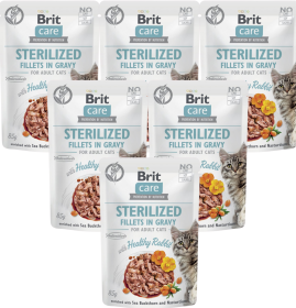 Brit Care Kot Sterilized Rabbit Mokra karma z królikiem 24x85g PAKIET