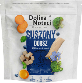 Dolina Noteci Premium Adult  Suszona Karma z dorszem dla psa 1kg