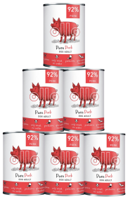 Ollo Pure Pork Dog Adult Mokra Karma z wieprzowiną dla psa 8x400g PAKIET