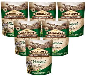 Carnilove Pies Adult Pheasant & Raspebrry Leaves Mokra karma z bażantem 6x300g SASZETKA PAKIET