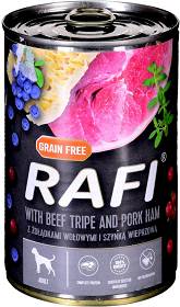 Rafi Pies with Beef Tripe and Pork Ham Mokra Karma z żołądkami wołowymi i szynką 400g