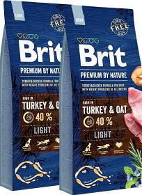 Brit Premium by Nature Pies Light Sucha Karma 2x15kg DWU-PAK