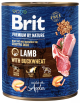 Brit Premium by Nature Pies Lamb with Buckwheat Mokra karma z jagnięciną i gryką 800g