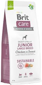 Brit Care Sustainable Pies Junior Large Chicken&Insect Sucha Karma 12kg [Data ważności: 21.05.2024]