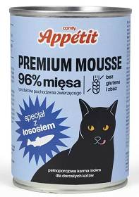 Comfy Appetit Premium Mousse Mokra Karma z łososiem dla kota 400g