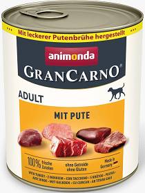 Animonda Pies GranCarno Adult Mokra Karma z wieprzowiną i indykiem 800g