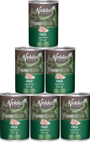 Nekko Monoprotein Adult Mokra Karma z królikiem dla psa 12x400g PAKIET