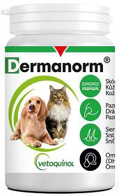 Vetoquinol Dermanorm suplement diety dla psa i kota 90 tab.