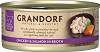 Grandorf Adult Chicken&Salmon Fillet Mokra Karma z kurczakiem i łososiem w sosie dla kota 70g