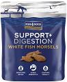 Fish4Dogs Support+ Digestion White Fish Morsels Układ Pokarmowy Przysmak dla psa 225g