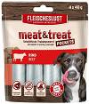 MeatLove Meat&Treat Przysmak dla psa z wołowiną 4x40g