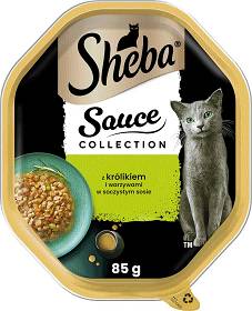 Sheba Kot Sauce Speciale in Sauce Mokra karma z królikiem i warzywami w sosie 85g